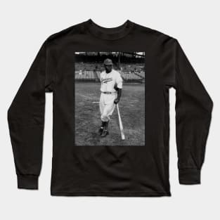 Jackie Robinson Halftone Long Sleeve T-Shirt